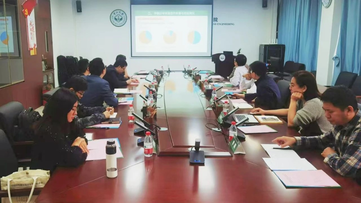 庄学彬副经理通报近三年申报情况
